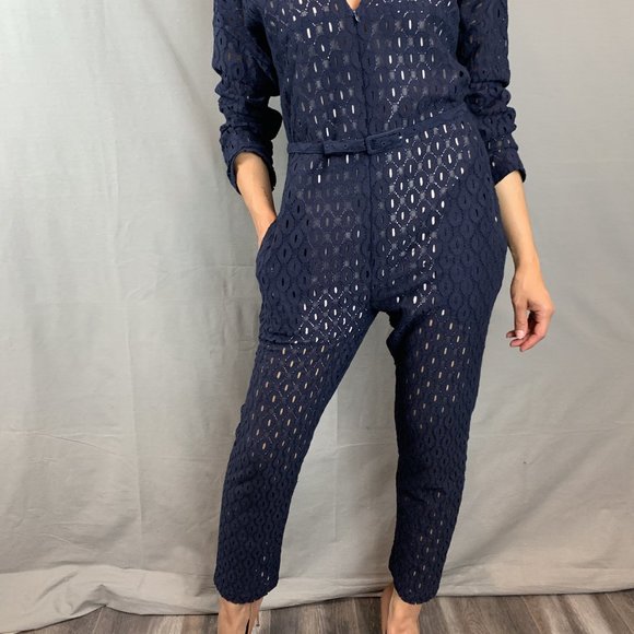 Lace Rachel Comey Glinda Jumpsuit Long Sleeve Glinda Jumpsuit